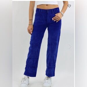 We The Free Risk Taker Cobalt Blue Corduroy Pants